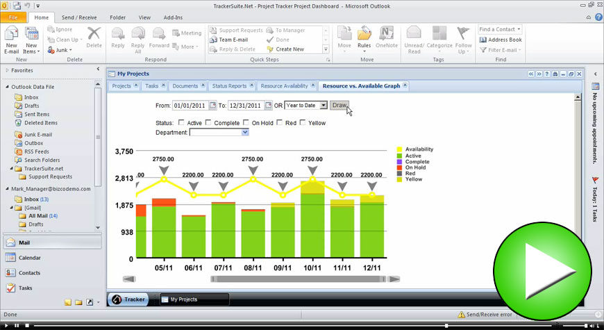 Outlook project management